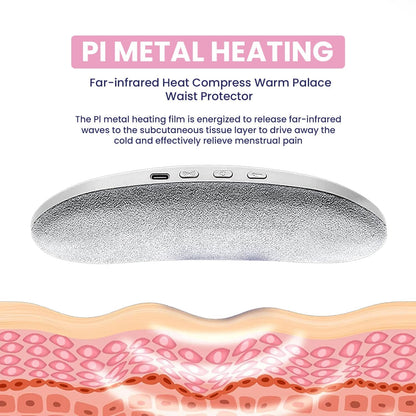 2-in-1 Period Pain Relief Belt & Heating Massager
